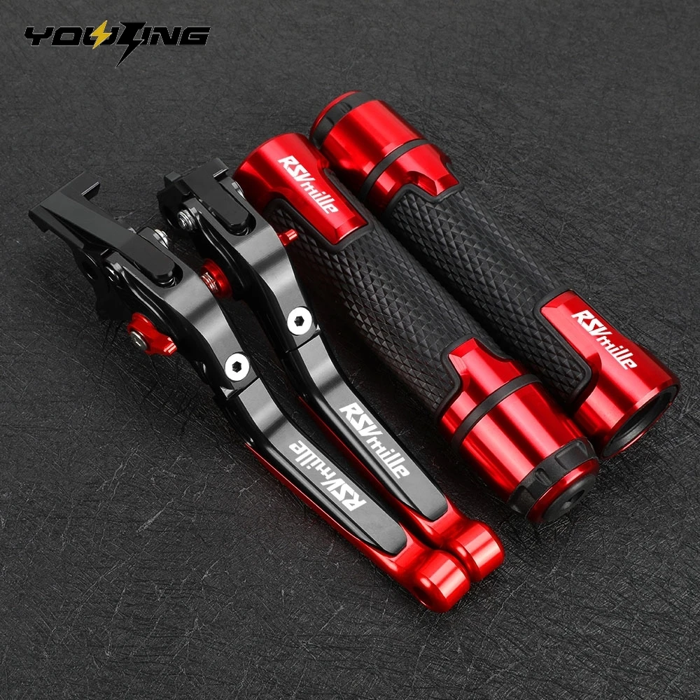 

FOR Aprilia RSV MILLE 1999 2000 2001 2002 2003 Motorcycle Brake Clutch Levers & Handbrake Handlebar Grip Handle Hand Grips ends