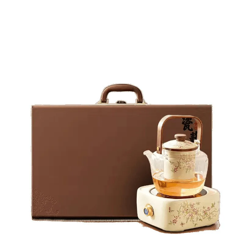 

Electric ceramic stove tea making utensils, full set of household boiling water to make tea, glass brewing teapot