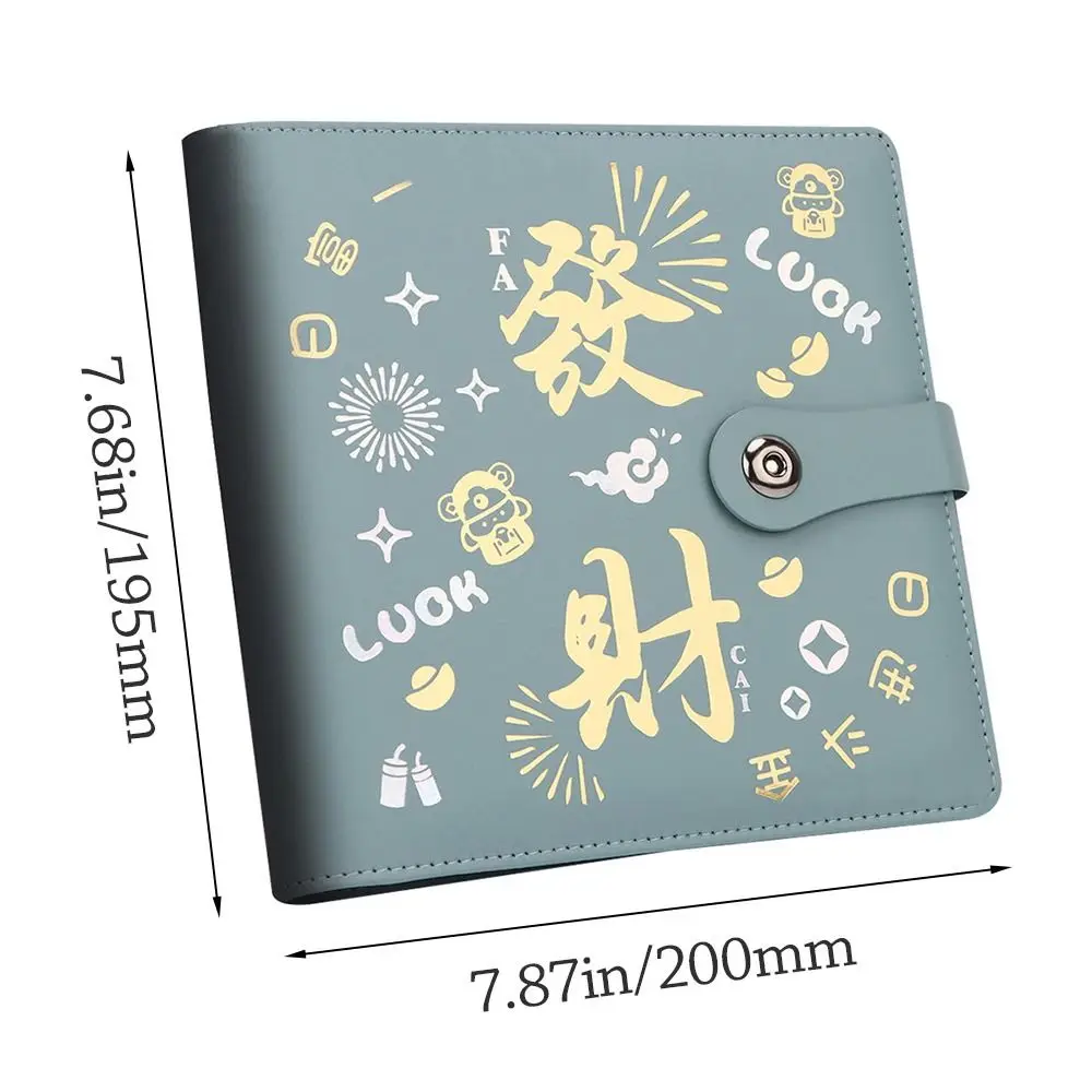 Get Rich Overnight 100 Envelopes Money Saving Challenge Save Money PU Savings Binder Reusable Portable