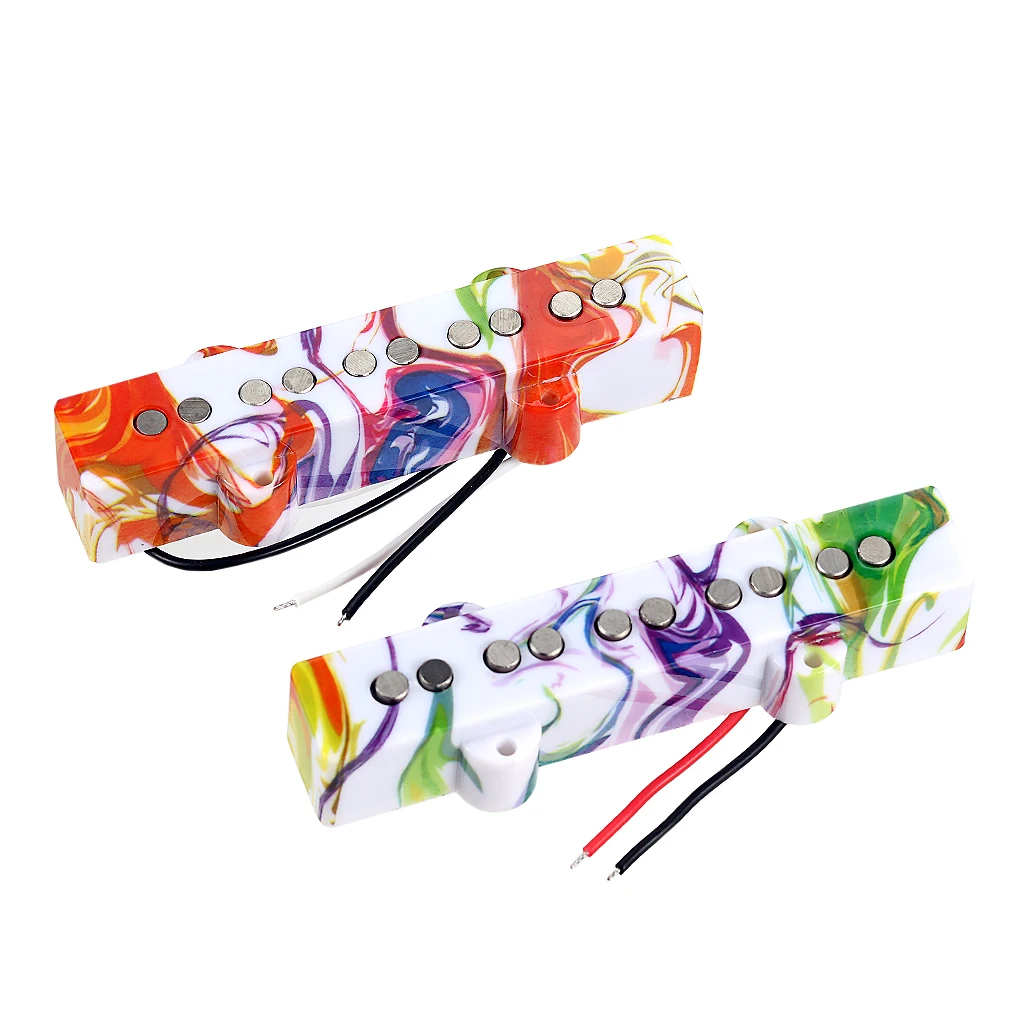 

Набор красочных 5-струнных звукоснимателей для электрической бас-гитары для деталей JB Jazz Bass