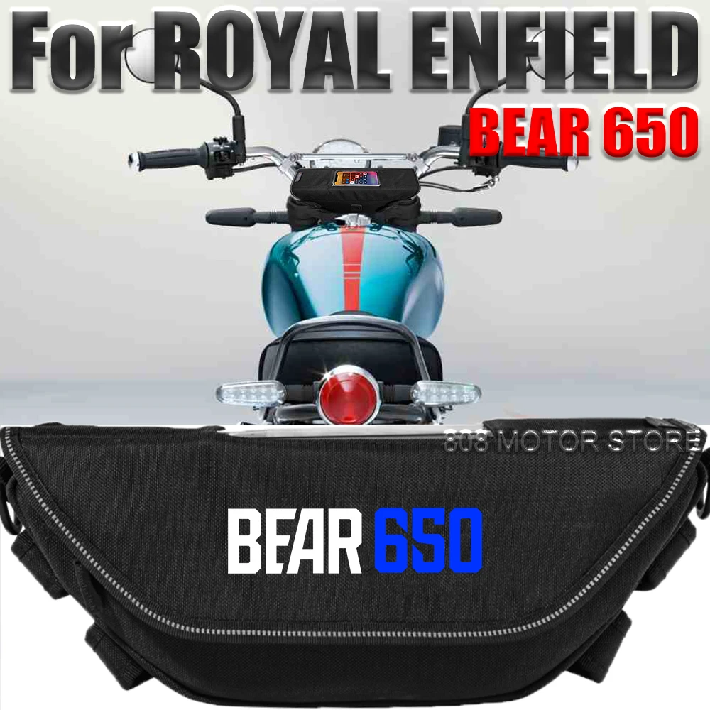 

For Royal Enfield Bear 650 Motorcycle accessories tools bag Waterproof And Dustproof Convenient travel handlebar bag