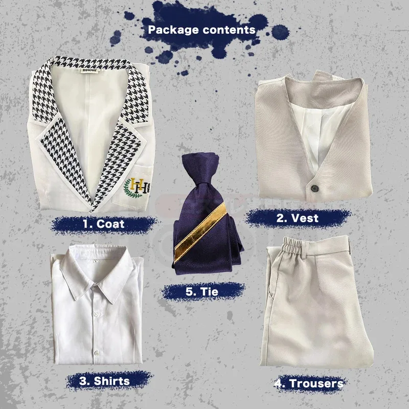 هولون الأزرق قفل أنيمي تأثيري حلي شعر مستعار الحلقة ناجي ريو ميكاجي DK زي مدرسي التطريز دعوى روز صافي الألياف الاصطناعية