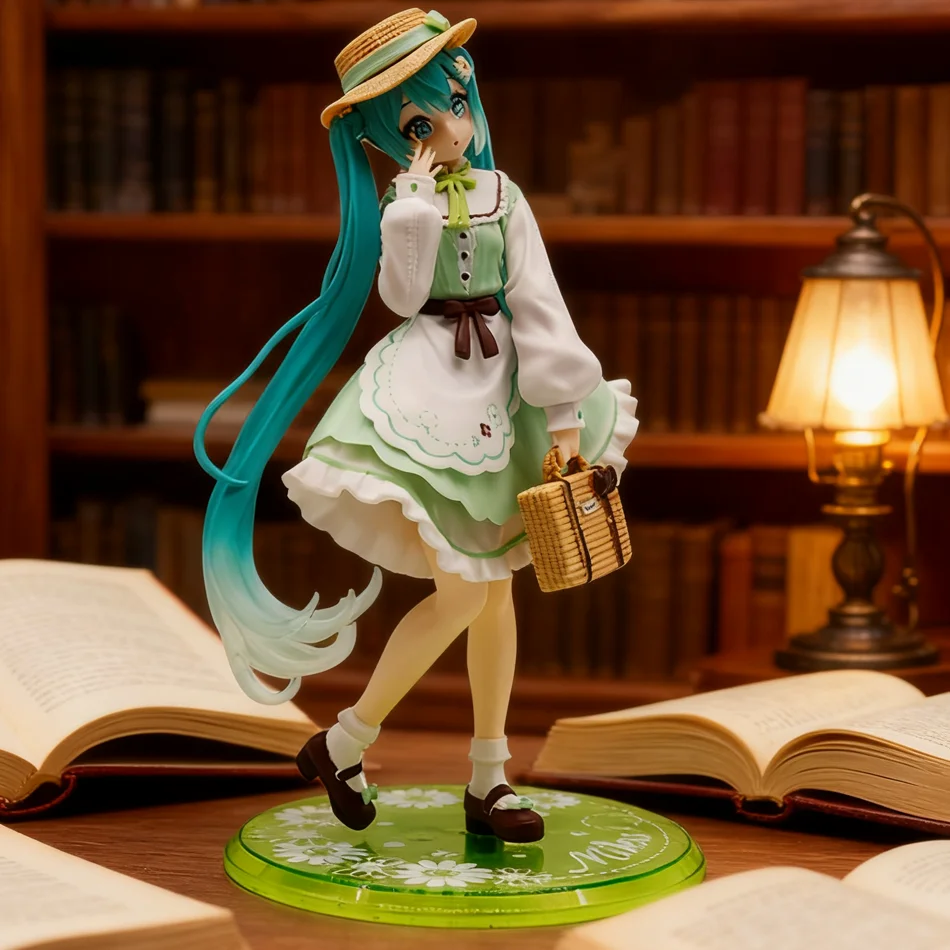 Heiße Hatsune Miku Desktop-Actionfigur 20cm Fashion Country Ver. Anime-Figur Kawaii Mädchen-Modell Spielzeug - Entzückende Dekoration