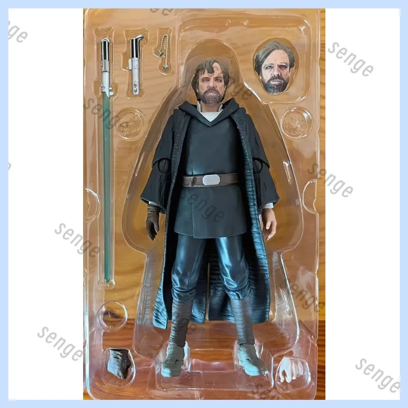 [Genuine Brand New Spot] Bandai SHF Star Wars Luke Skywalker The Last Jedi Akto Hideaway Edition Action Figure Collection Gift view 6