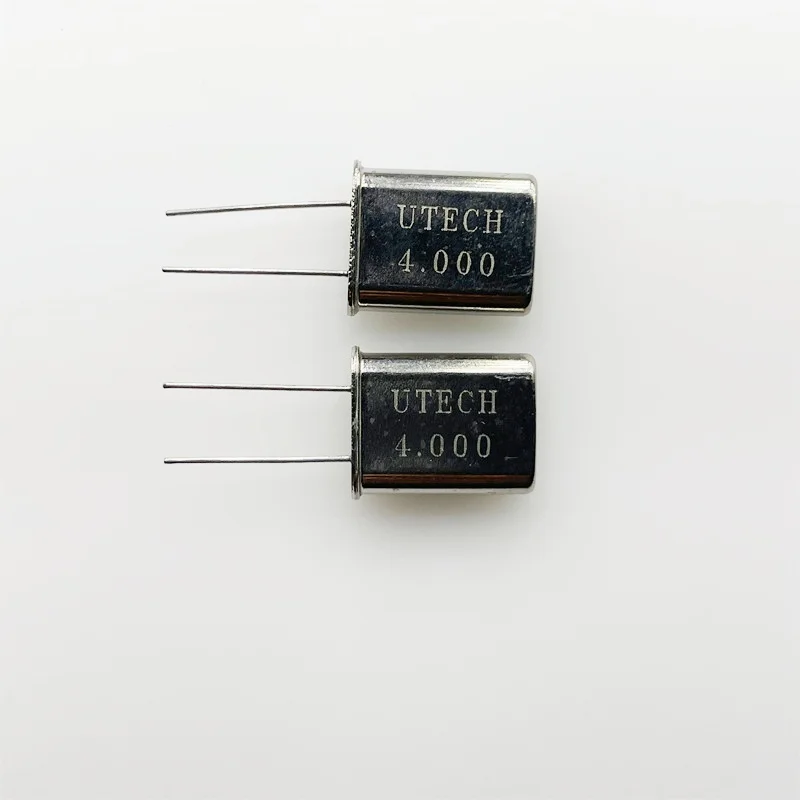 50pcs/quartz crystal HC-49U 4M 4MHZ 4.000MHZ low frequency imported 49U in-line passive crystal oscillator