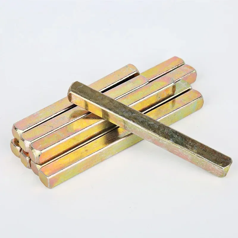 Side length  8mm door lock transmission rod Lock body square steel door handle connecting rod Door lock accessories