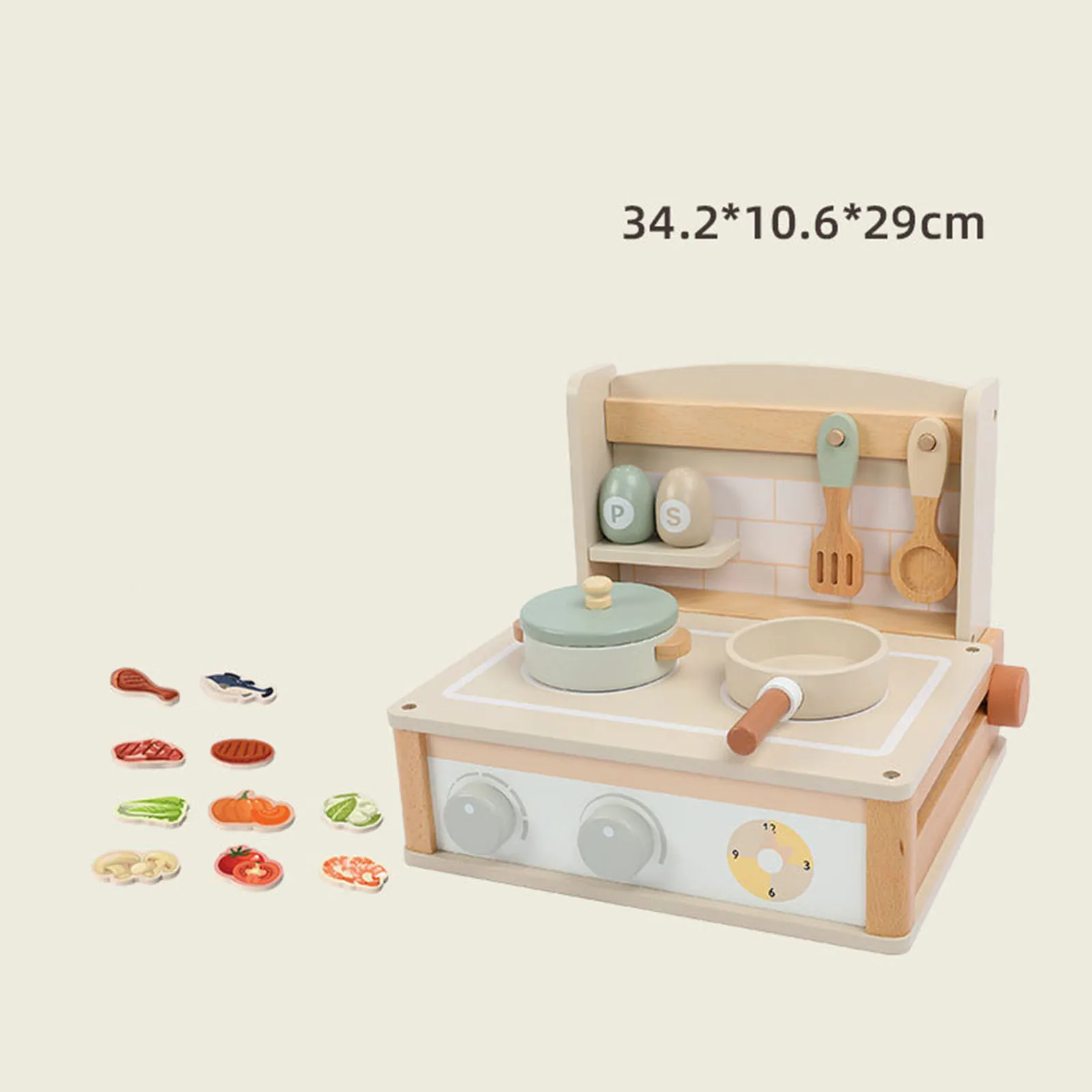 Petit jouet de cuisine en bois pour enfants, jeu de simulation de cuisine, ensemble de maison de simulation pour tout-petits, cadeaux d'anniversaire