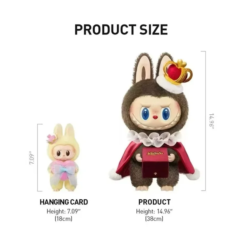 In Stock Genuine The Monster Labubu Checkmate Chess Adventure Series Decorative Cute Display Pendant King Queen Zimomo  Kid Gift