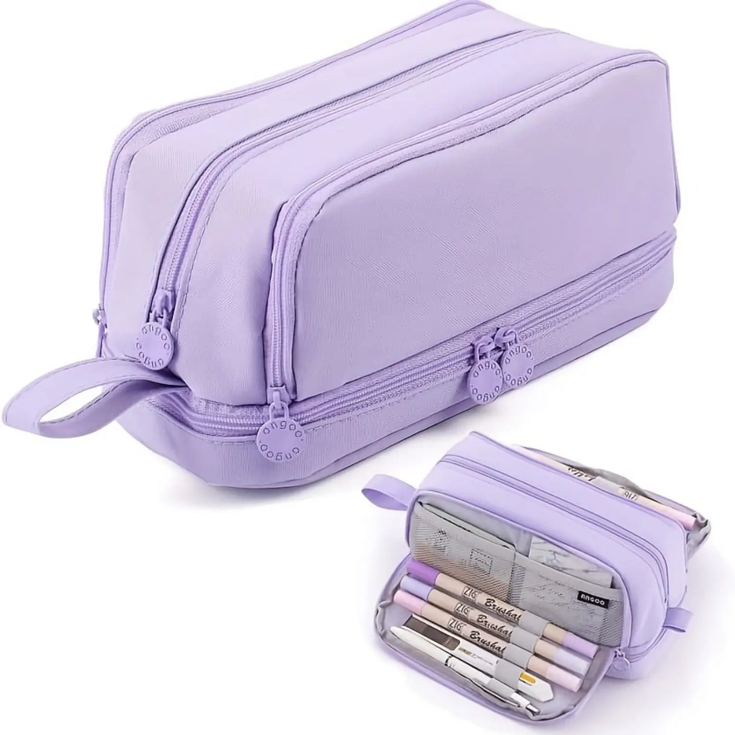 Double-Layer Oxford Cloth Pencil Case description 3