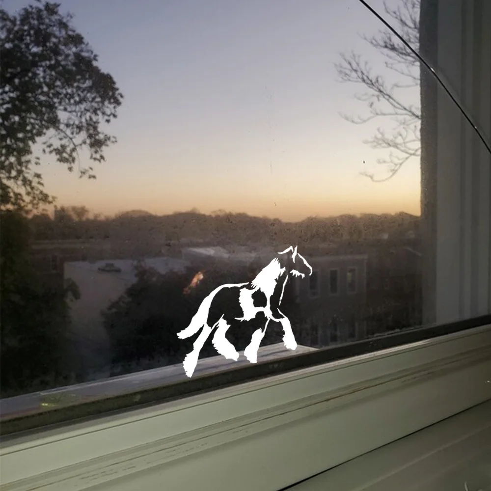 

1pc Gypsy Horse Auto Sticker For Rearview Mirror Creative Decals Design Stickers Vinyls Decals