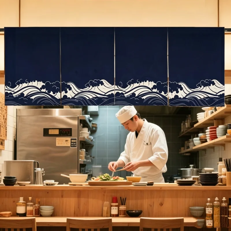 Rideau de porte japonais Noren - Noren Curtain Doorway avis et prix