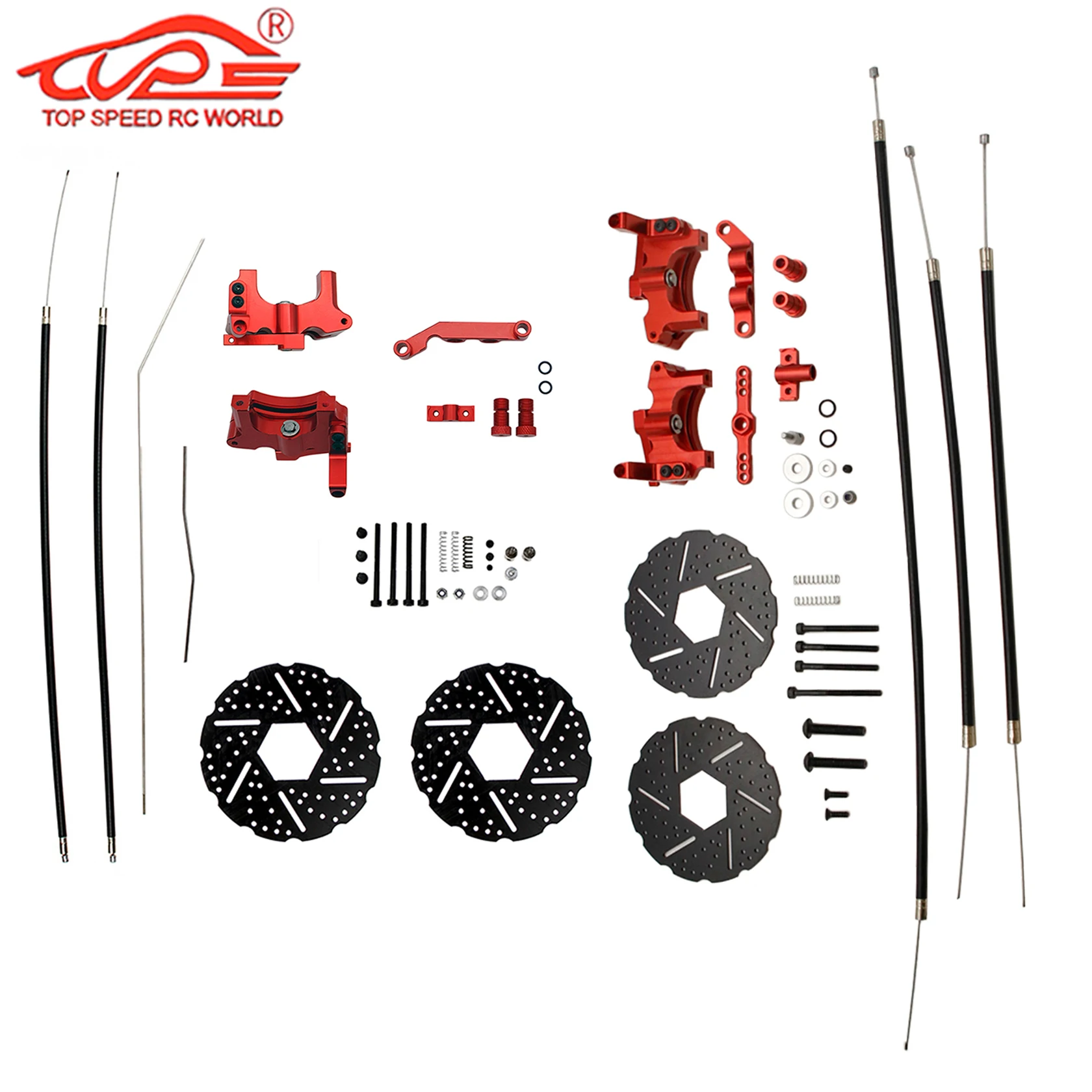 

Upgrade Metal Front or Rear Wheel Wire Cable Brake System Set for 1/5 Rc Car HPI ROFUN ROVAN KM BAJA 5B 5T 5SC Buggy Truck Parts