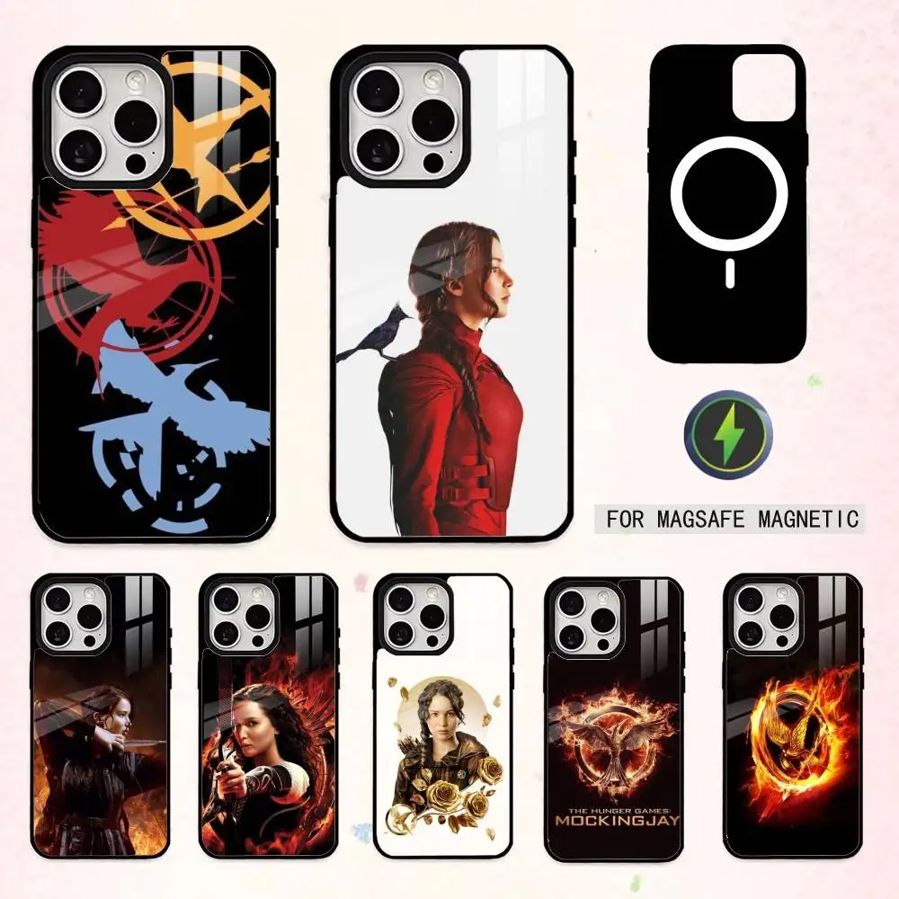 

T-The H-Hunger G-Games Phone Case For iPhone17,16,15,14,13,12,11 Plus,Pro Max Magnetic For Magsafe Wireless Charging