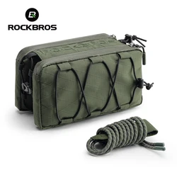 ROCKBROS Bike Bag Cycling Top Front Tube Frame Bag Easy Install 1L Large Capacity Storage Bicycle Bag MTB Road Cycling Accessory