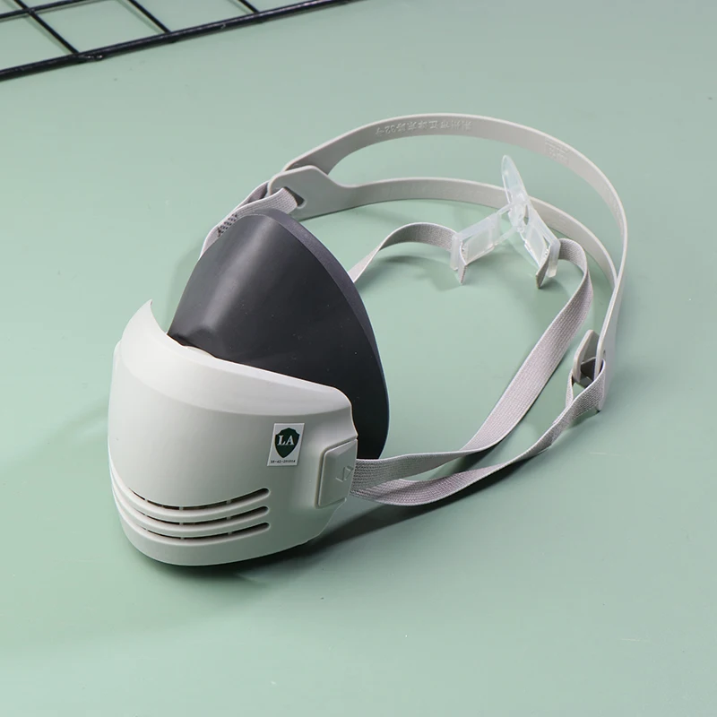 Máscara antipolvo antipolvo industrial, transpirable, lavable, antipérdida, polvo de lima, máscara de molienda para carpintería