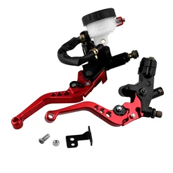 Universal Modified CNC Brake Upper Pump 7/8 22mm Hydraulic Pump Adjustable Horn Clutch Assembly Red Accessories Color Random