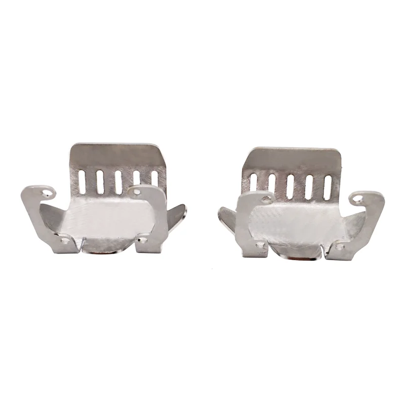 B78B-3X parachoques delantero inferior + eje + juego de placa de deslizamiento de protección de montaje de caja de cambios para 1/10 RC Crawler AXIAL SCX10 II 90046 90047