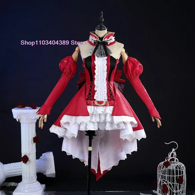 Customized Anime FGO Fairy Knight Tristan Cosplay Costume Wig Fate/Grand Order Xmas Dress Crown Headwear Ears Stockings Full Set