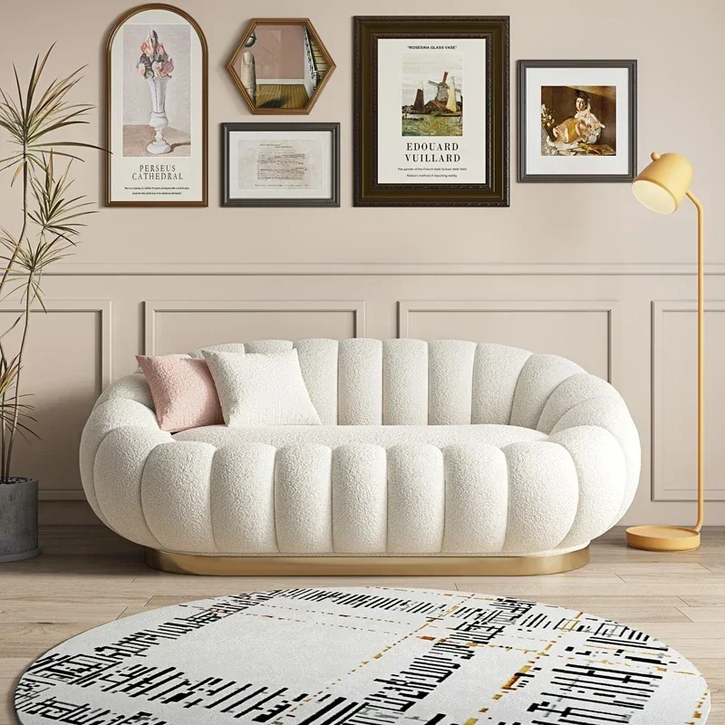 

Recliner Family Living Room Sofa Nordic Luxury Comfortable Lounge Relaxing Apartment Home Furniture