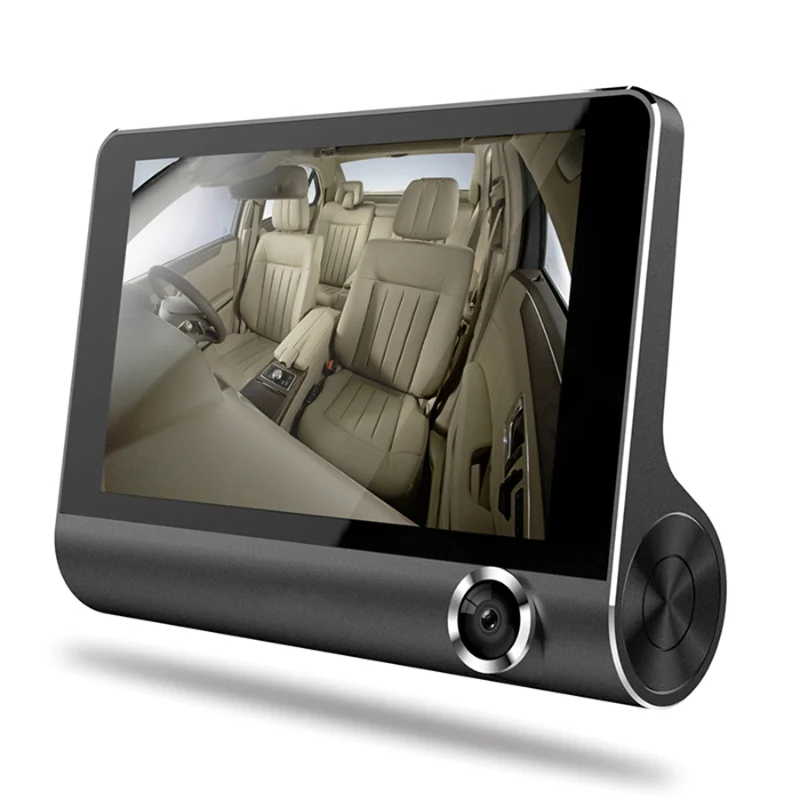 XIAOMI MIJIA-Cámara de grabación con resolución 1080 para salpicadero de coche, videocámara DVR Full HD de 4 pulgadas con 3 lentes, 170 P, monitoreo de aparcamiento, visión nocturna