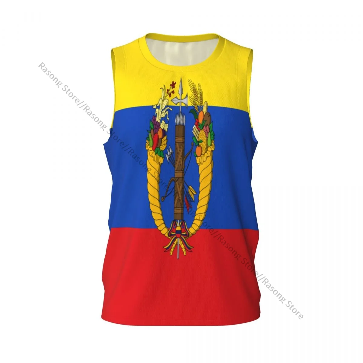 Mens Jersey Flag Of The Gran Colombia High School Basketball Jersey 90S Hip Hop Movie Shirt Cosplay Clothing