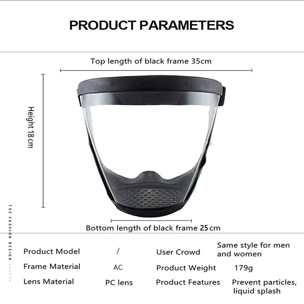 Forestry Integrated Protective Safety Mask Brushcutter Trimmer Protective Dust Cover Full Face Dust proof Visor Protection Mask