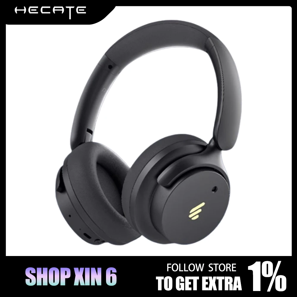 Hecate Fit900NB Noise Reduction Headphone Wireless Bluetooth Headset with Mic Headphones Pc Game Accessories Gamer Head Set Gift