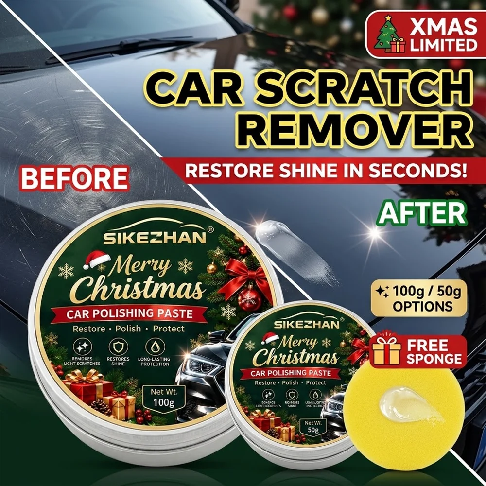 Car Scratch Repair Polishing Wax Paste - ชุดครีมขัดสีรถยนต์ ขจัดรอยขีดข่วน รอยหมุนวน รอยถลอก ฟื้นฟูสีรถ คืนความเงางามลึก