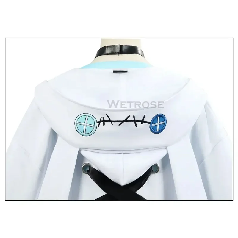 【Wetrosse】متوفر في المخزون زي Mizumiya Su التأثيري FLOW GLOW Holo Vtuber Hololive Dev Is Outfit Halloween مجموعة كاملة من الشعر المستعار