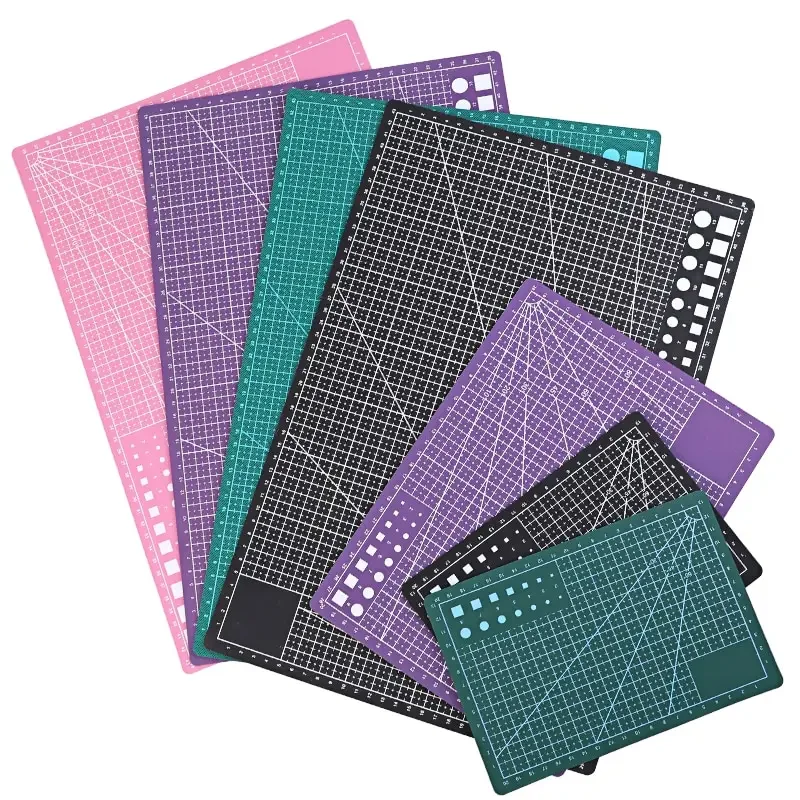 A4 PVC Double-sided Self-healing Cutting Mat Patchwork Carving Pad DIY Cutting Board Lasting Non-slip Repair Tool