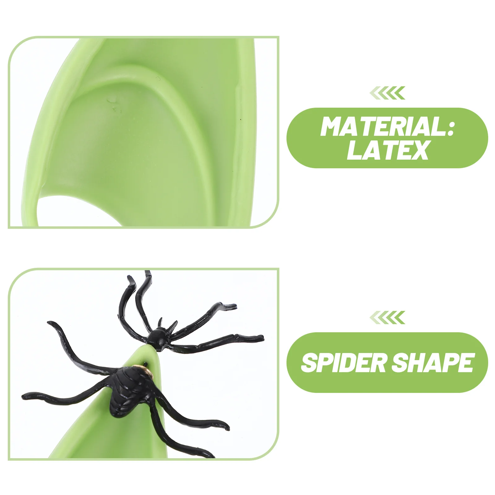 

Fairy Costume Ear Clip Accessories Earring Cuff Costumes Spider Earrings for Women Emulsion