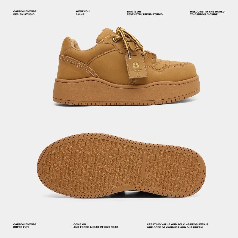 Couple Retro Campus Bread Skate Sneakers Unisex New Model, Thick Non-slip Durable Soft Sole All-match Daily Casual Sports Shoes