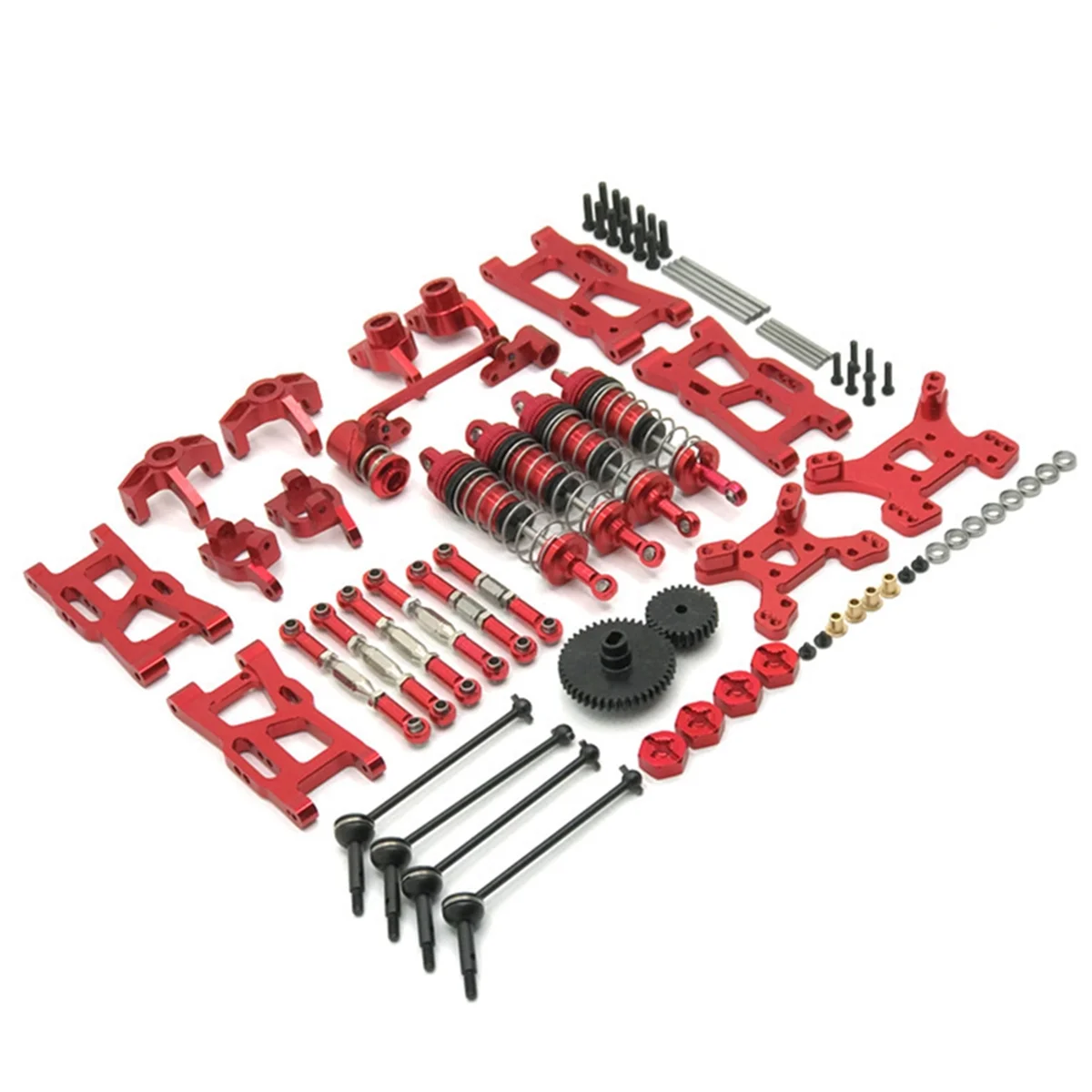 

Для Wltoys 144001 144002 144010 124017 124019 поворотный рычаг амортизатор наборы для модификации аксессуары для радиоуправляемых автомобилей-A