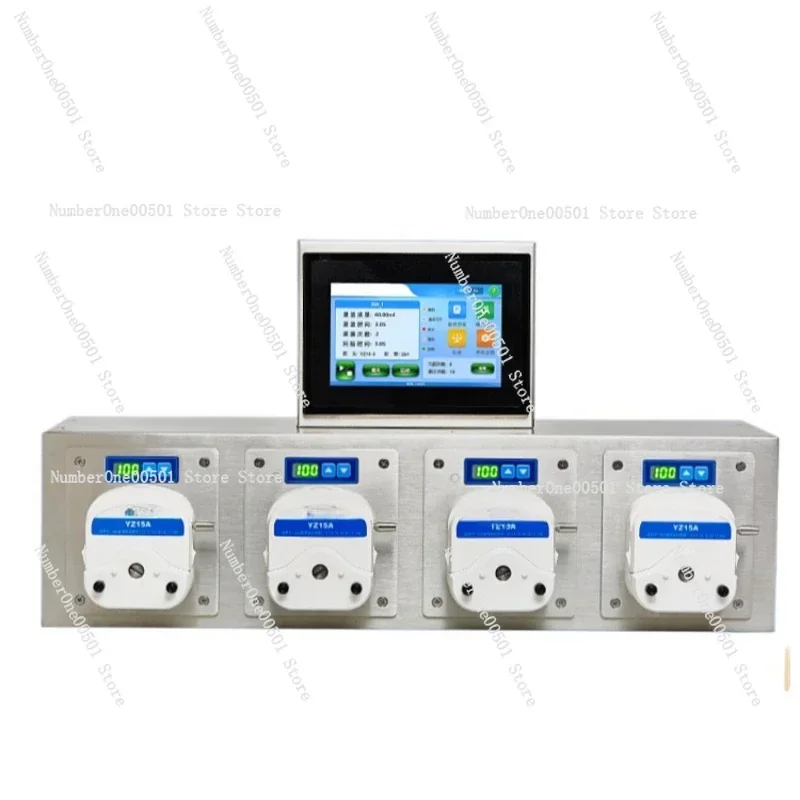 Xilin bottle oral liquid cosmetic nutrient solution filling BG600 multi-peristaltic pump, multi-head filling machine -095
