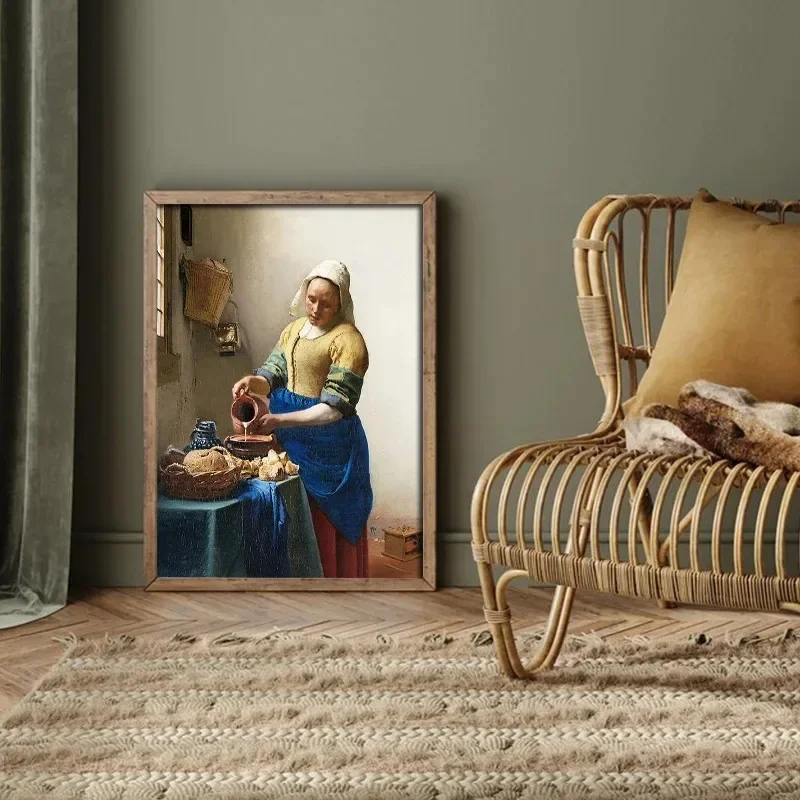 فن جداري كلاسيكي عتيق ، لوحات زيتية عصر النهضة ، ملصقات مطبوعات قماشية عالية الدقة ، ديكور غرفة المعيشة وغرف النوم في المنزل