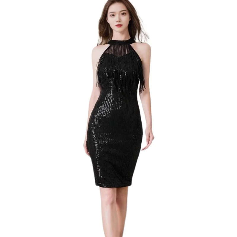 European American Women's Sleeveless Formal Party Dress for Evening Parties Proms Weekend Gatherings Formal Events