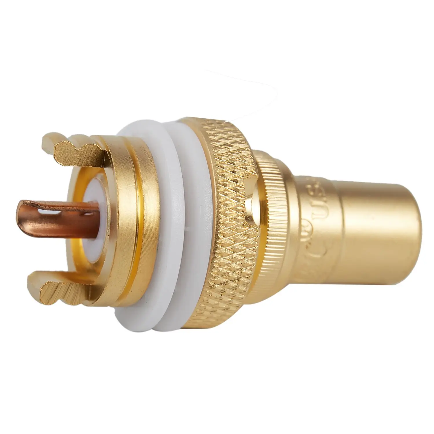 CMC مطلي بالذهب RCA Phono هيكل مقبس مآخذ ، أمبير احترافي ايفي ، مقبس RCA ، مقعد نسائي لوتس مطلي بالذهب ، 8 X