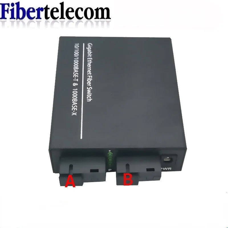 الألياف التبديل 4 RJ45 UTP 2 SC جيجابت الألياف محول الوسائط الضوئية 2SC 4 RJ45 2G4E إيثرنت