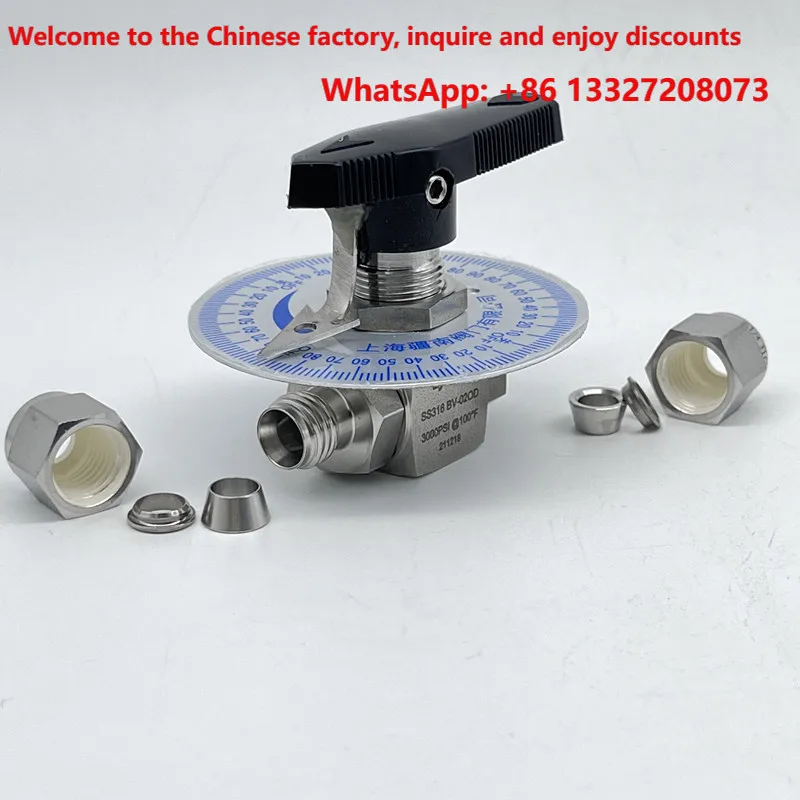 Scale micro regulating valve stainless steel metric British gas source fluid 316 card sleeve internal thread