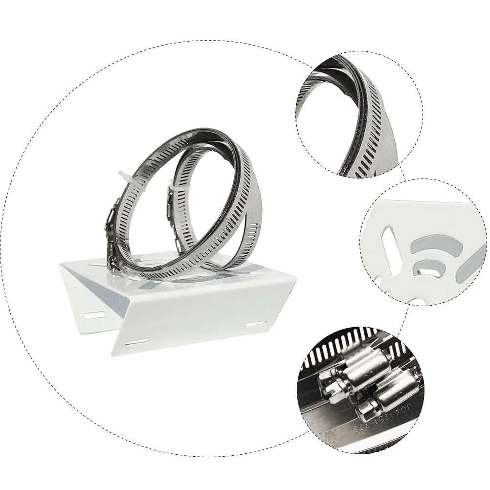 

2 Sets Steel PTZ Dome Loop Bracket for CCTV Security Indoor Outdoor Wall Ceiling Mount AccessoriesBracket