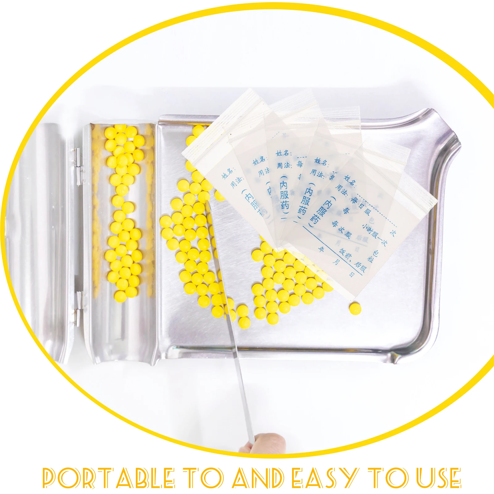 

100 шт. герметичные пакеты для лекарств 5x7 см 14 шелковых маленьких для путешествий одноразовые многоразовые портативные пакеты для хранения