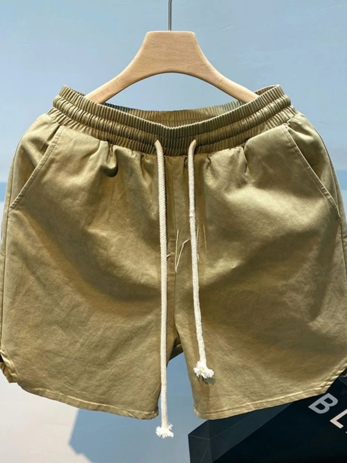 

Embroidered Heavyweight Men's orts American Casual Workwear Sle Summer Faion Urban Cool Sensation Knee-Length Straight ...