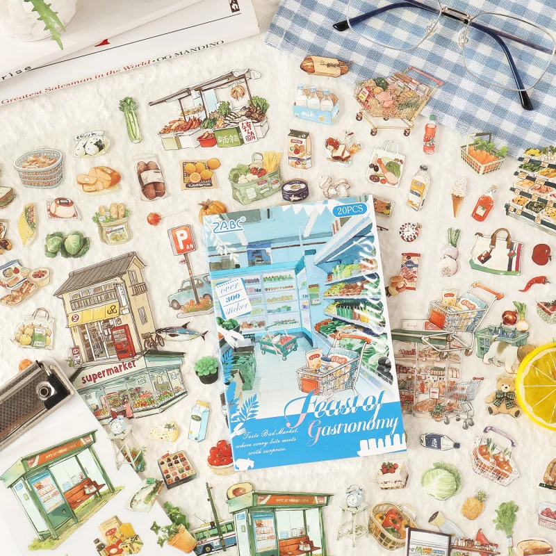 20 Buah/Lot Stiker Die-Cut den - Embellishments For Scrapbooking ulasan dan harga