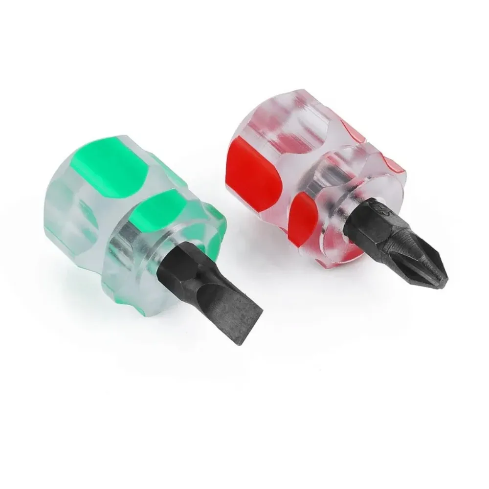 1pcs Radish Head Pin Board Screwdriver Repair Sewing Tool Mini Portable Transparent Handle Metal Screwdriver Set 2025 New