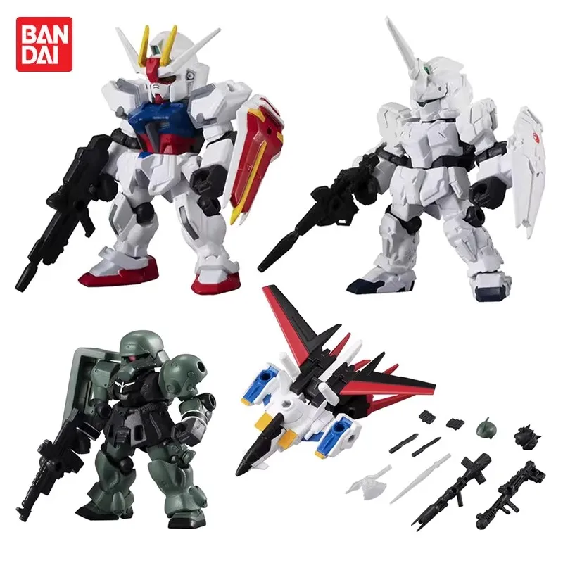 

Bandai оригинальные 5 шт. MSE 10 GAT-X105 Strike Gundam сборная модель игрушки Коллекционная модель украшения подарки для детей