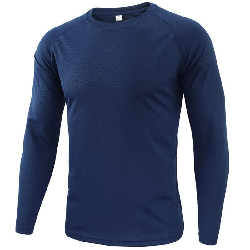 Autumn Fashion Men\'s Long Sleeve Round Neck T-shirt Solid 3D Printed Graphic T Shirts Casual Street Trend hombre y2k tops