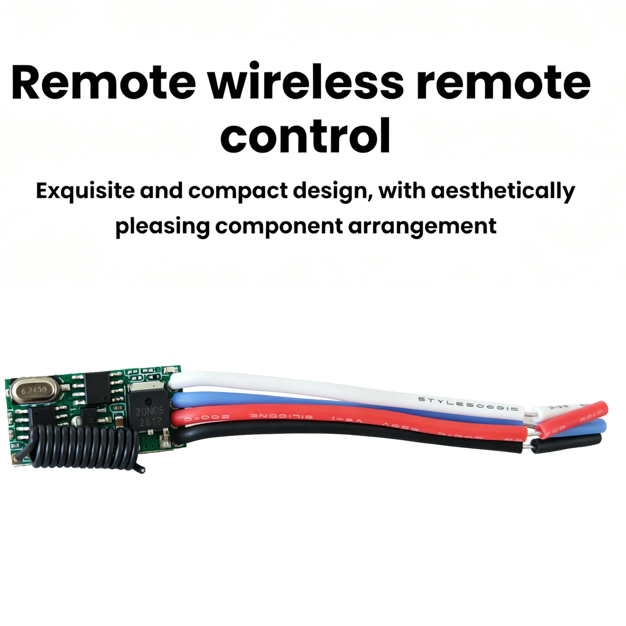 Miniature 433MHz RF Transceiver Module DC3V-24V Wide Voltage Wireless Remote Transmitter Receiver Relay For Home DIY Light Motor