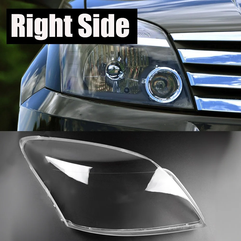 for Great Wall Hover Haval H3 2005-2013 Car Headlight Cover Clear Lens Headlight Lamp Shade Shell (Right Side)