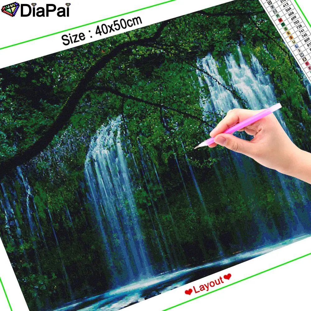 DIAPAI 5D Diamond Embroidery Needlework Kit 