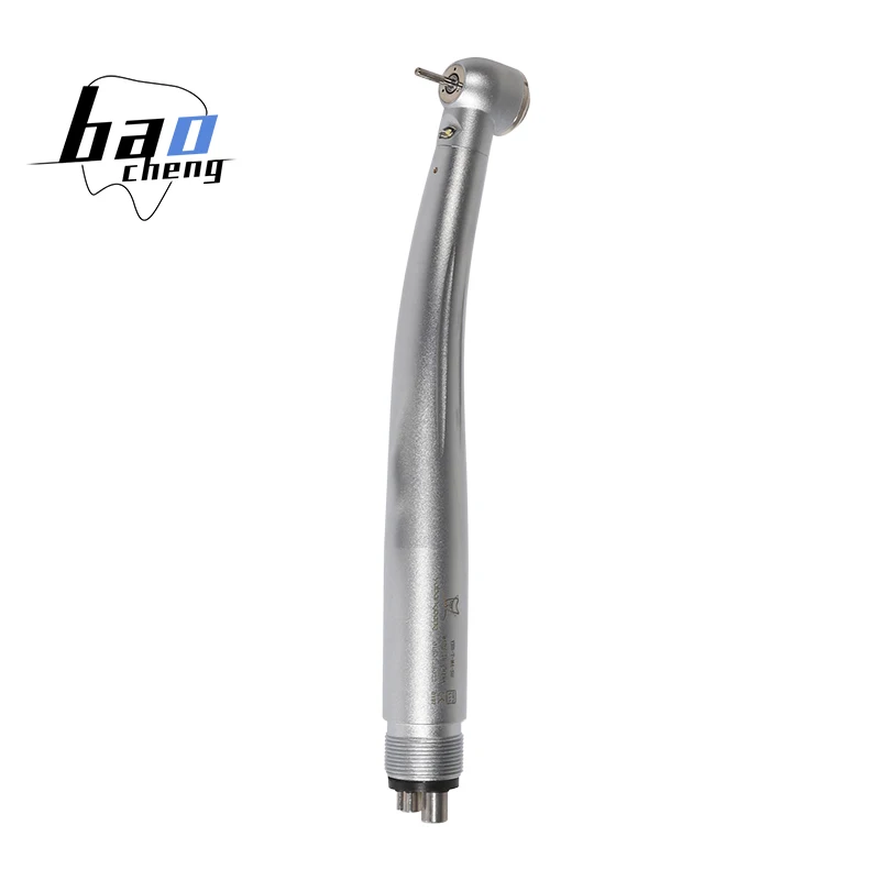 4H De ntal LED light Fiber Optic Handpiece Large Torque Turbine Push 4Holes